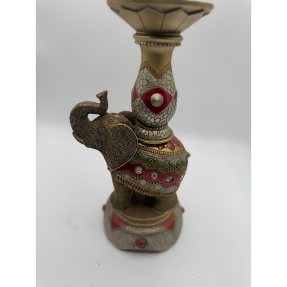 Vintage‎ Elephant Candle Holder Figurine Decorative Accent Home Decor